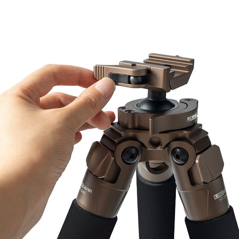 Scree Runner HO-TPC32 Carbon Fibre Tripod clamp closeup