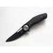 Tassie Tiger Knives Pocket knife Black G10 Handle, Black 90mm Blade