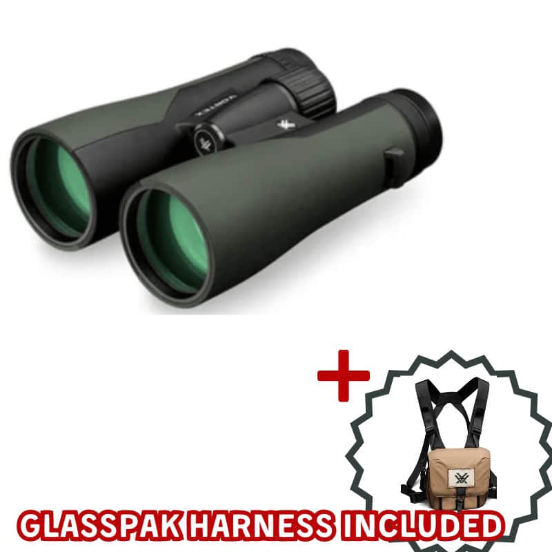 VORTEX CROSSFIRE HD 10x50 BINOCULAR with glasspak harness