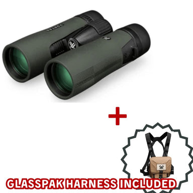 VORTEX DIAMONDBACK HD 8x42 BINOCULAR with glasspak harness