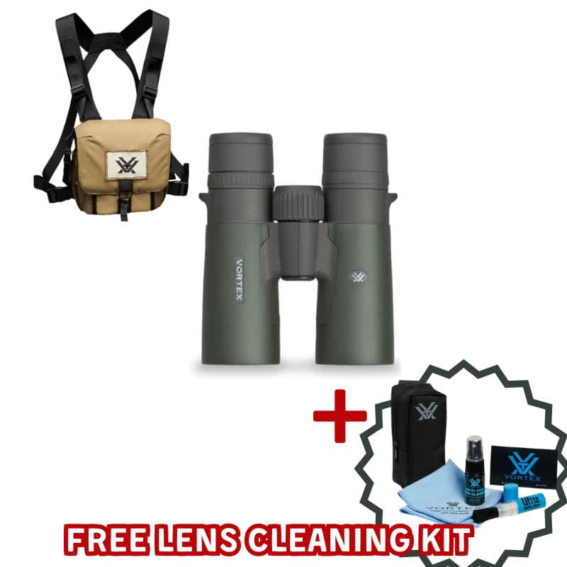 VORTEX RAZOR HD 10x42 with glasspak harness and lens cleaning kit