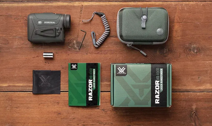 VORTEX RAZOR HD 4000 RANGEFINDER In The Box