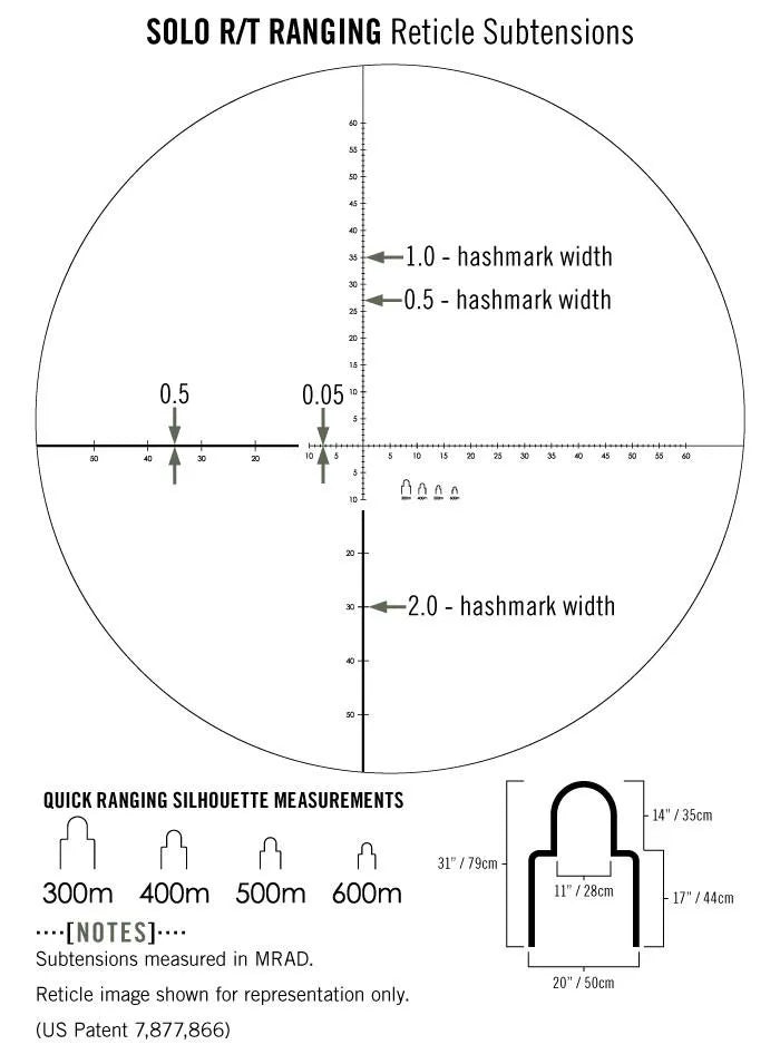 VORTEX SOLO 8x36 R-T with RETICLE FOCUS