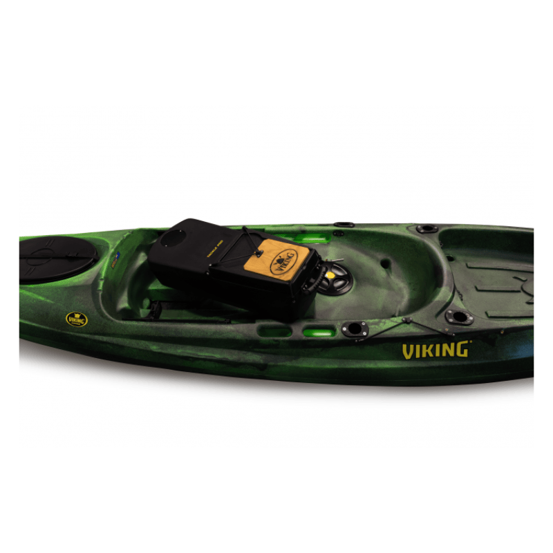 Viking Kayaks Profish GT Ultra Stable Fishing Kayak Removable Tackle Pod on Kayak