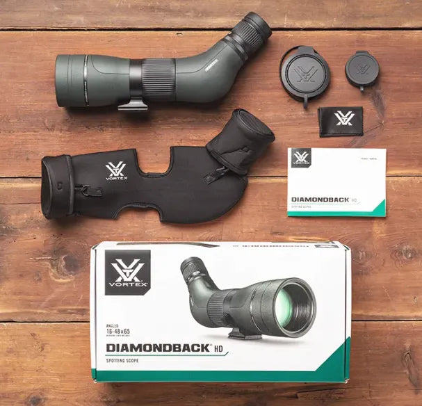 Vortex Diamondback HD 16-48x65 Spotting ScopeIn The Box