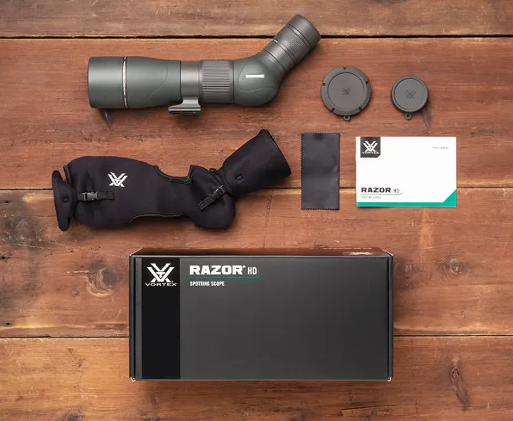 Vortex Razor HD 22-48x65 Spotting Scope In The Box