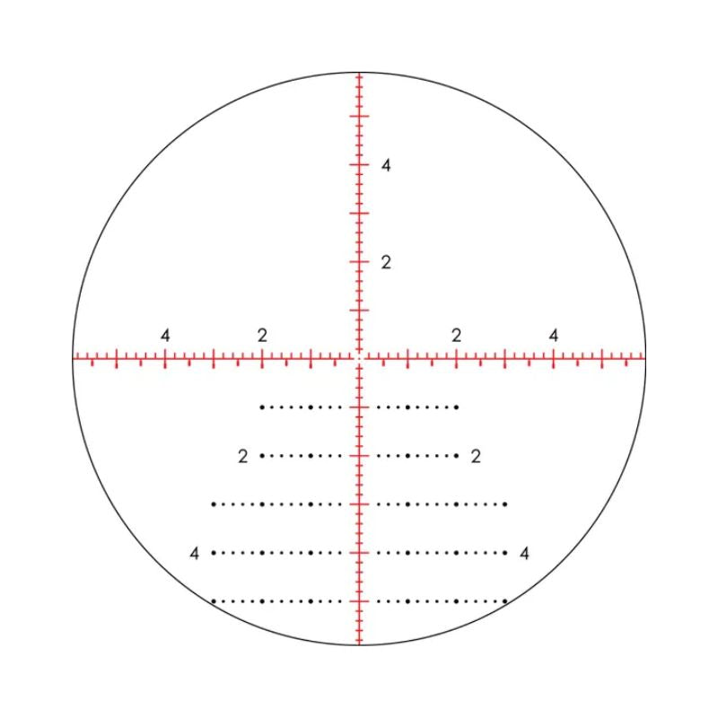 Vortex Razor HD Gen III 4-24x44 FFP EBR-7D MRAD reticle closeup