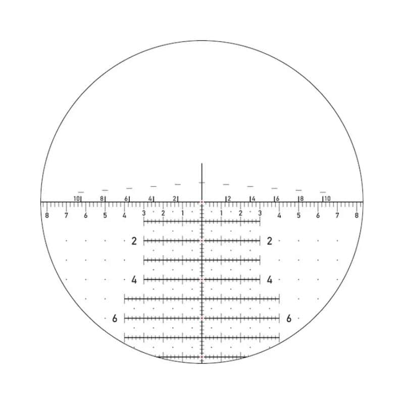 Vortex Razor HD Gen II 4.5-27x56 FFP Horus H59 MRAD reticle closeup