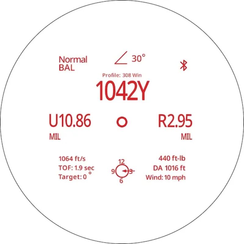 Vortex Talon HD 10K 10x42 Ballistic Laser Rang Reticle