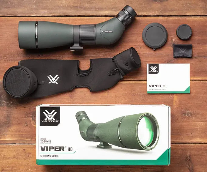 Vortex Viper HD 20-60x85 Spotting Scope In The Box