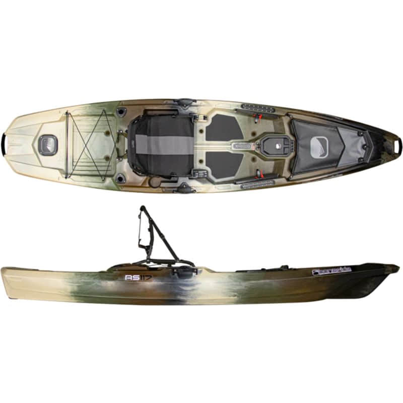 bonafide rs117 fishing kayak camo color