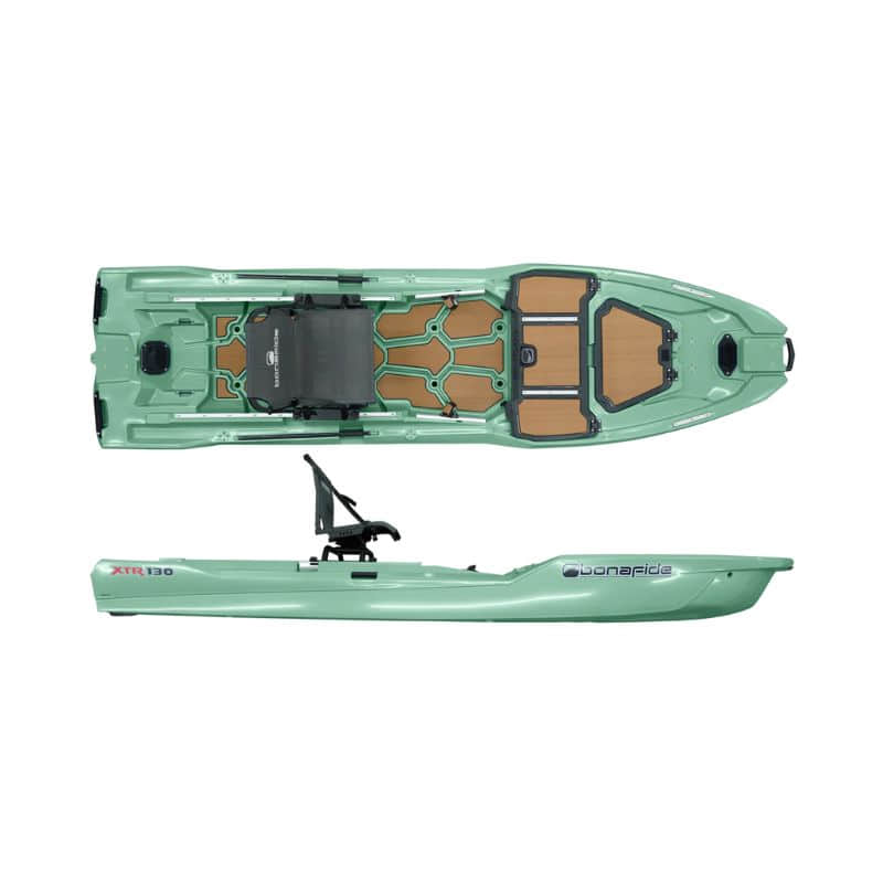 bonafide xtr130 fishing kayak andros green