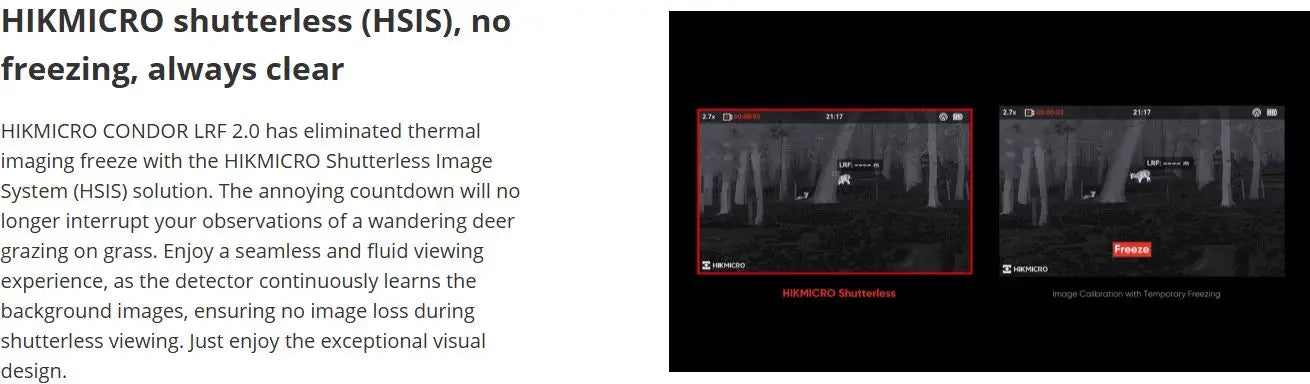 hikmicro condor cq50l 2.0 shutterless imaging