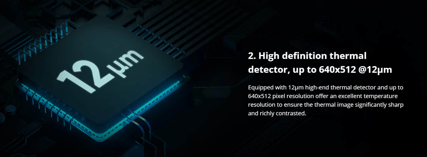hikmicro falcon fq25 12um Thermal Detector features