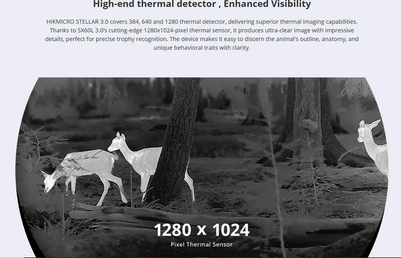 hikmicro stellar sh35 3.0 thermal sensor features