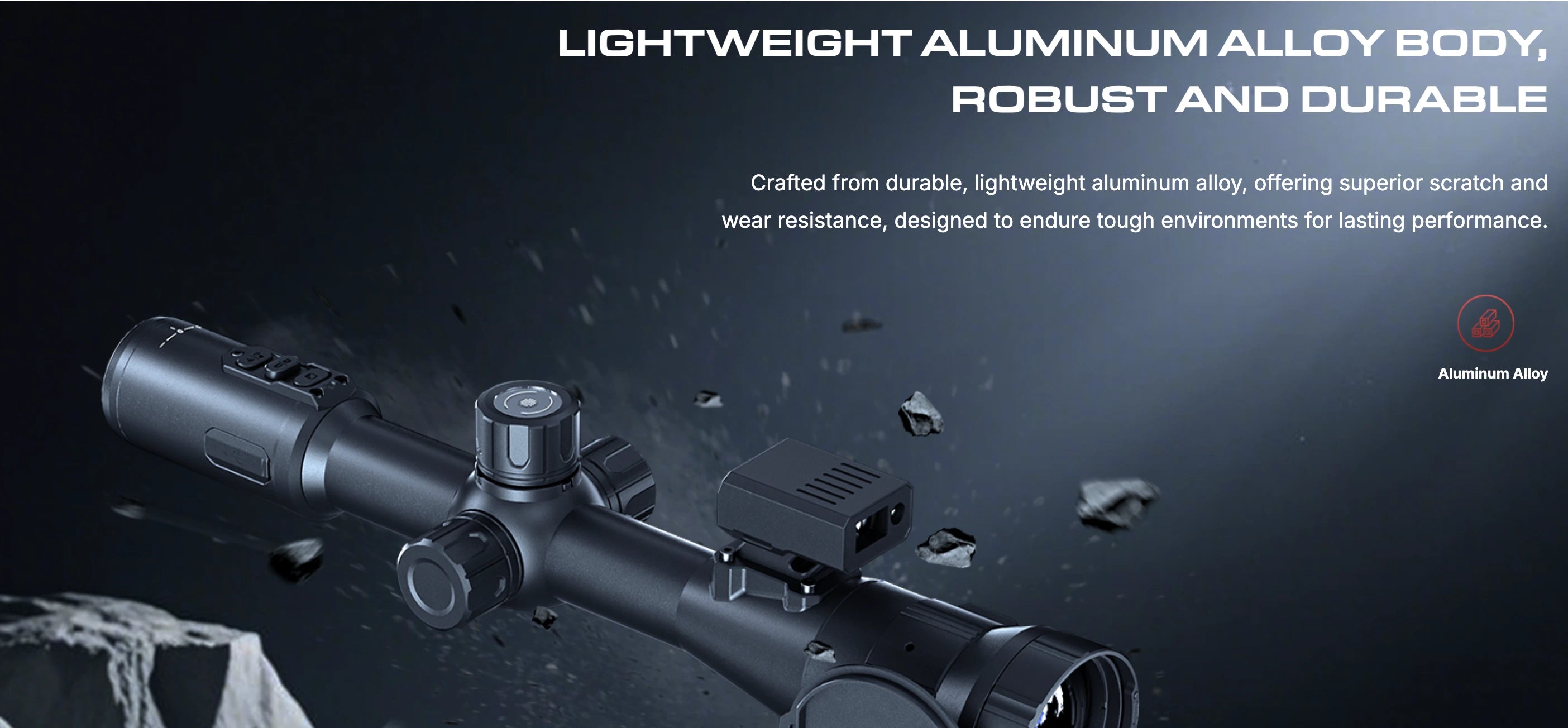 Pard pantera q 640 50mm with lrf thermal riflescope lightweight