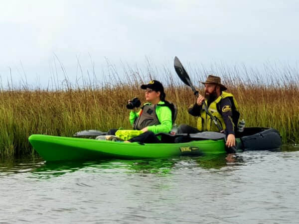 viking tempo kayak Paddling on Lake Banner